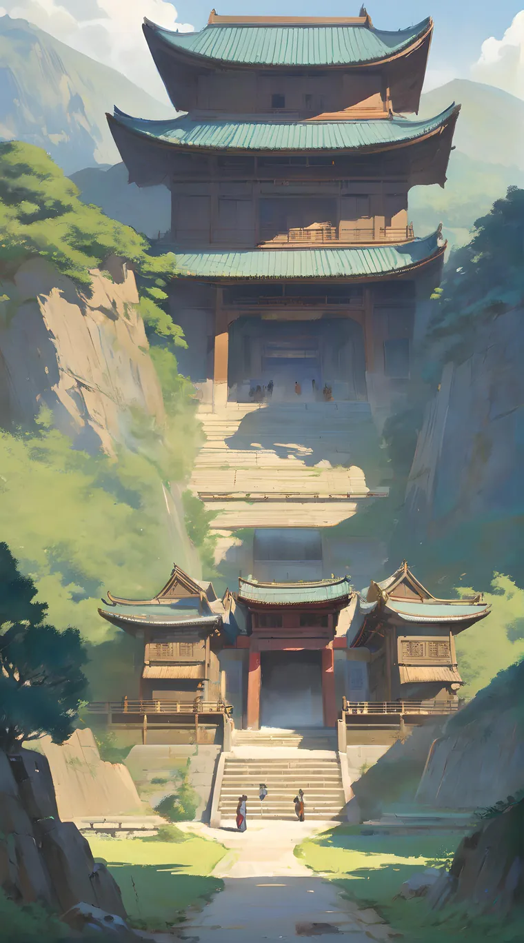 宗门：山谷中的楼阁与长阶